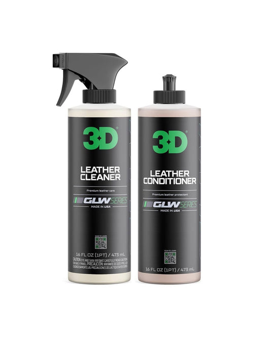 3D GLW Leather Care Set - Odos priežiūros rinkinys