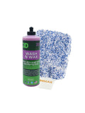3D Wash N Wax šampūnas + Ewocar Wash Mitt Plovimo pirštinė
