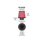 K&N - RG-1001RD | 102mm / 89mm / 76mm