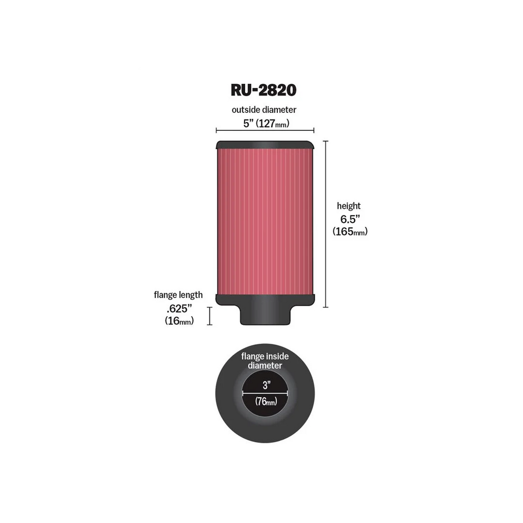 K&N - RU-2820 | 76mm