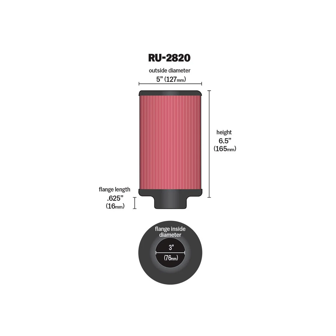 K&N - RU-2820 | 76mm