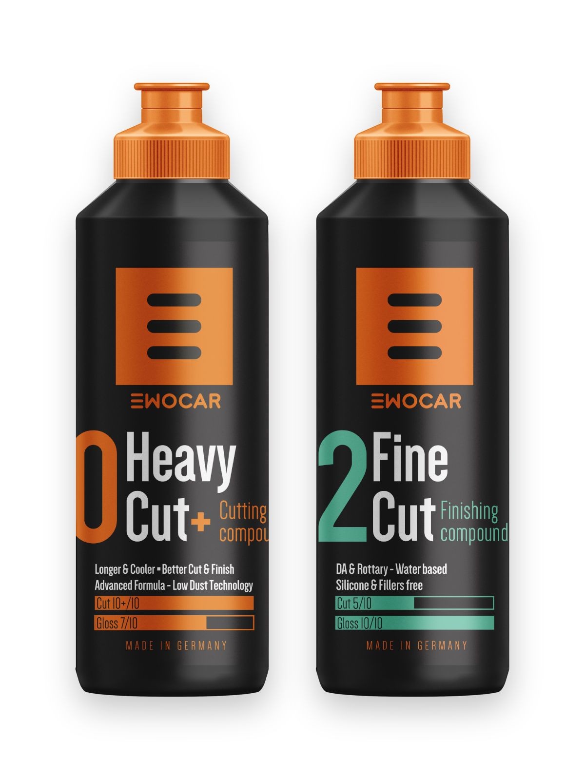 Ewocar Dviejų etapų + poliravimo pastų rinkinys - 250ml.
