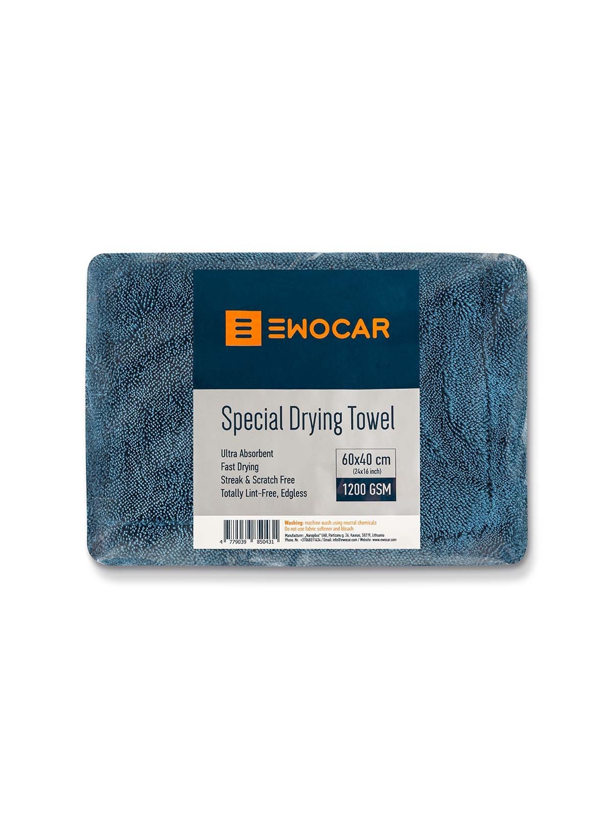 EWOCAR Special Drying Towel - Automobilio sausinimo šluostė
