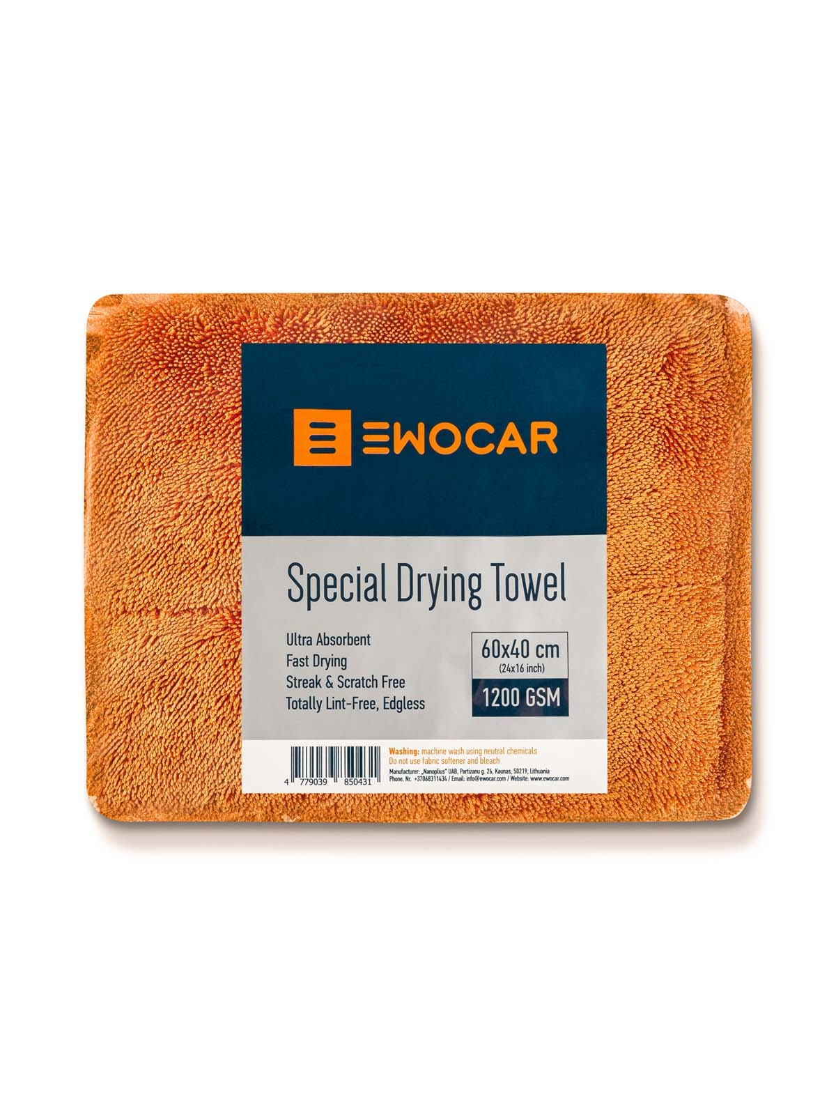 EWOCAR Special Drying Towel - Automobilio sausinimo šluostė