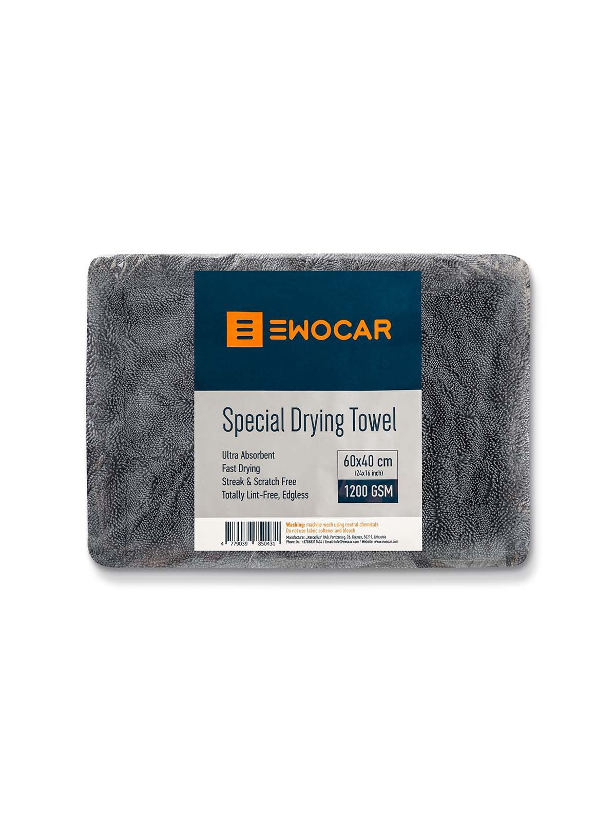 EWOCAR Special Drying Towel - Automobilio sausinimo šluostė
